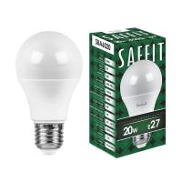 Лампа светодиодная Saffit SBA6020 шар E27 20W 4000K 55014