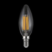 Лампа светодиодная филаментная диммируемая Voltega E14 5W 4000K свеча прозрачная VG10-C1E14cold5W-FD 8461